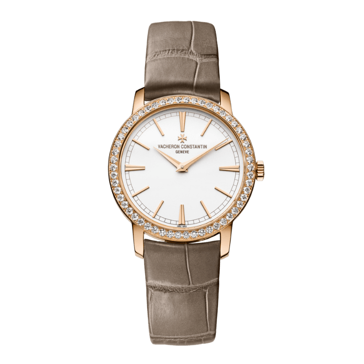 Vacheron Constantin Traditionnelle Manual-Winding White Alligator Leather 33mm