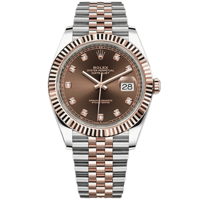 Rolex Datejust Chocolate Two-Tone 41mm