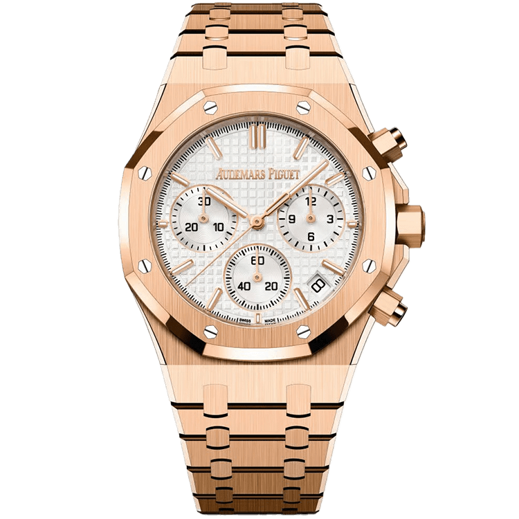 Audemars Piguet Royal Oak Chronograph White Rose Gold 41mm