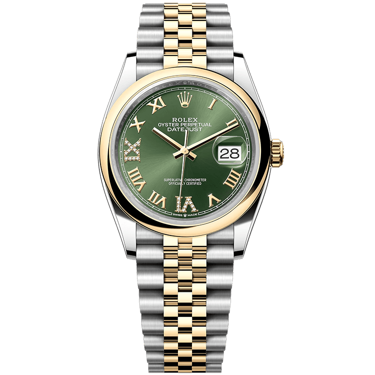 Rolex Datejust Green Two-Tone 36mm