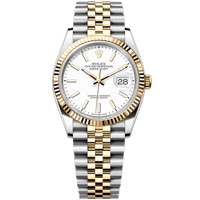 Rolex Datejust White Two-Tone 36mm