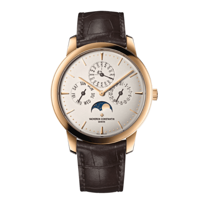 Vacheron Constantin Patrimony Silver Alligator Leather 41mm