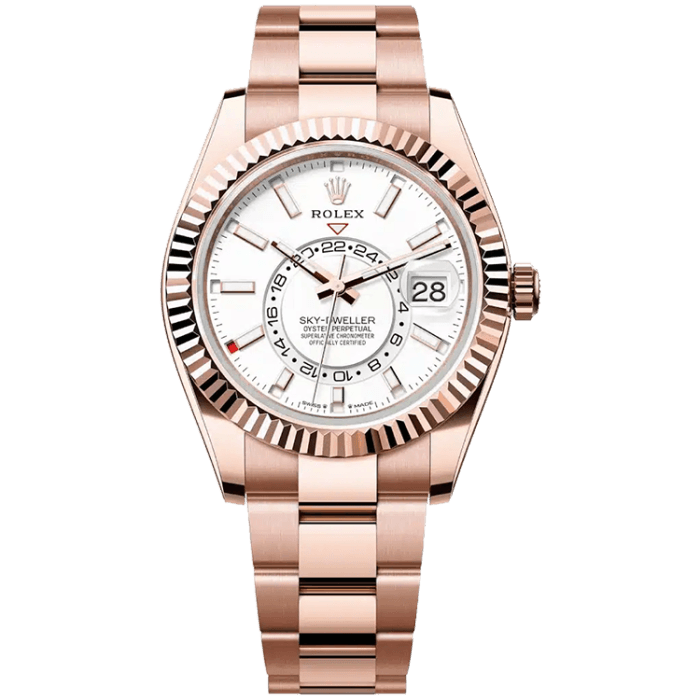Rolex Sky-Dweller White Rose Gold 42mm