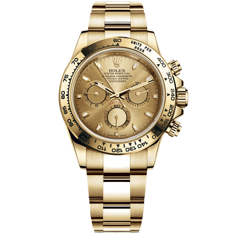 Rolex Daytona Champagne Yellow Gold 40mm