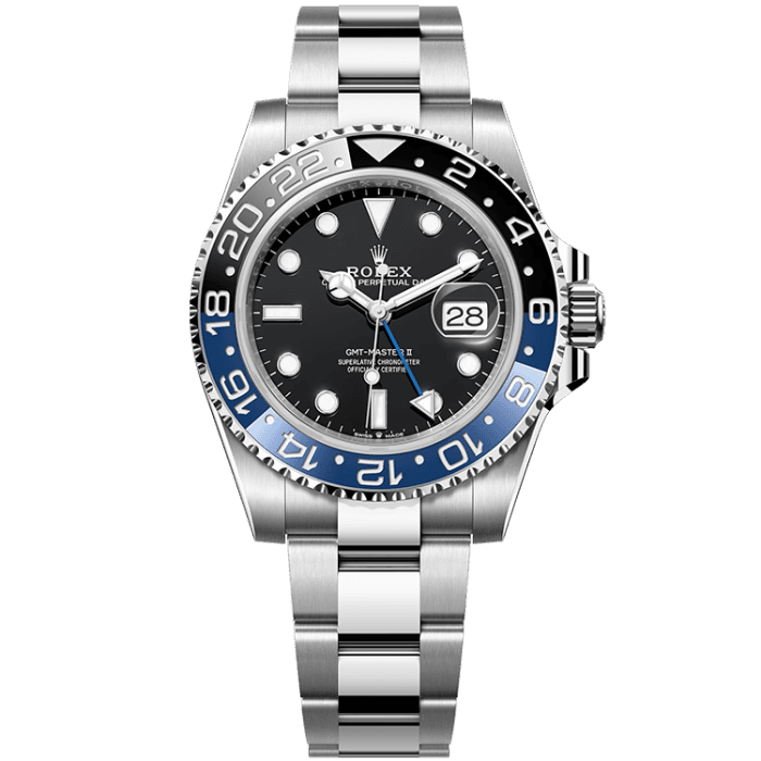 "Batman" Rolex GMT-Master II Black Steel 40mm