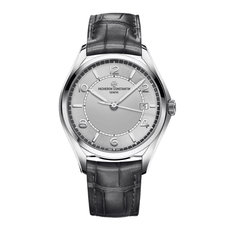 Vacheron Constantin Fiftysix Grey Alligator Leather 40mm