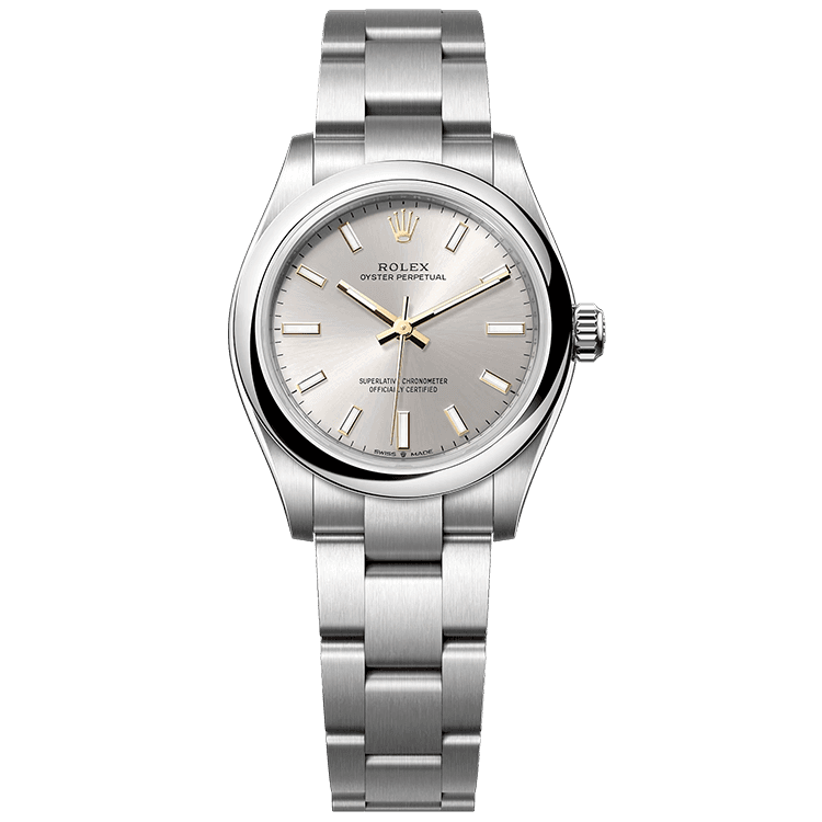 Rolex Oyster Perpetual Silver Steel 31mm