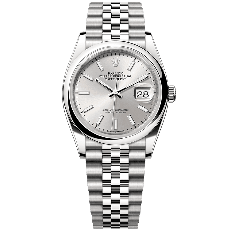 Rolex Datejust Silver Steel 36mm