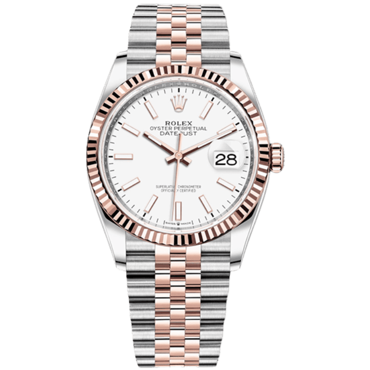 Rolex Datejust White Two-Tone 36mm