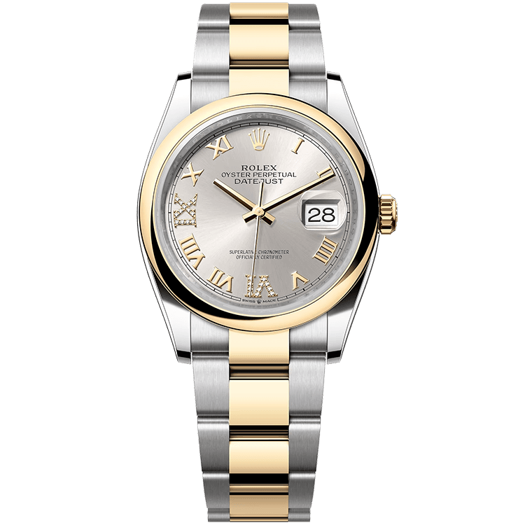 Rolex Datejust Silver Two-Tone 36mm