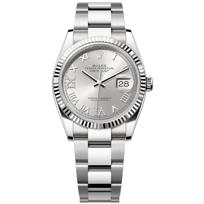 Rolex Datejust Silver Steel 36mm