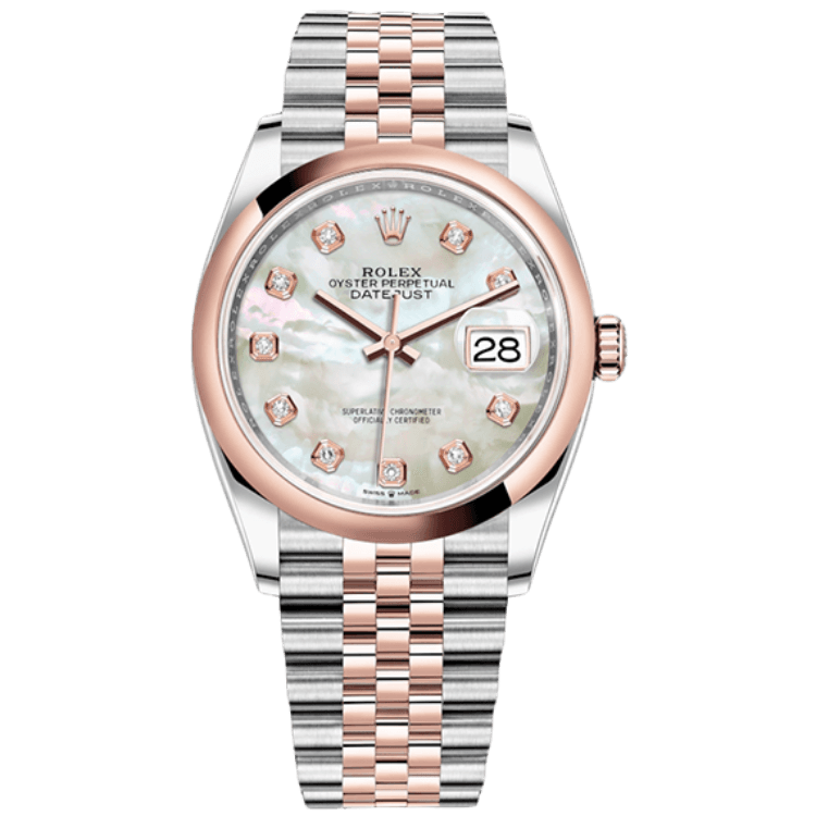Rolex Datejust Mother of Pearl Two-Tone 41mm