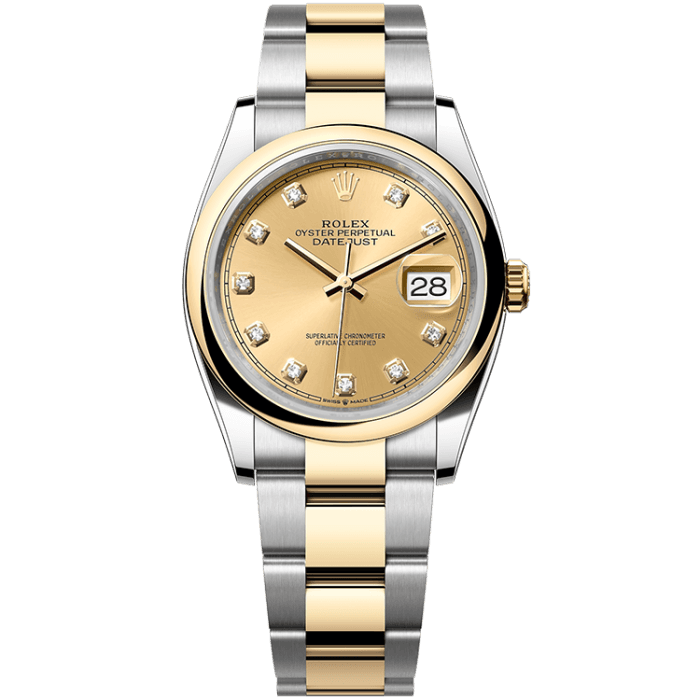 Rolex Datejust Champagne Two-Tone 36mm