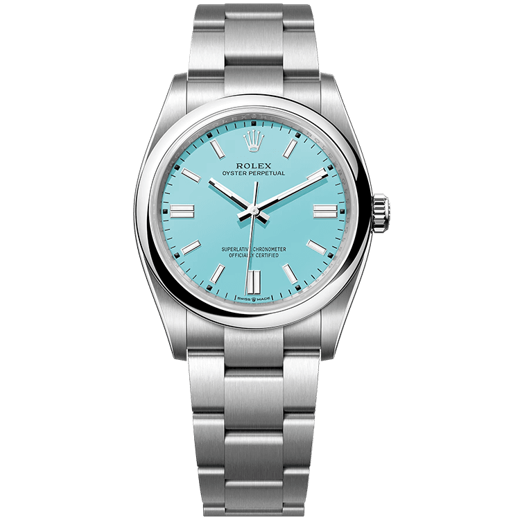 Rolex Oyster Perpetual Blue Steel 36mm