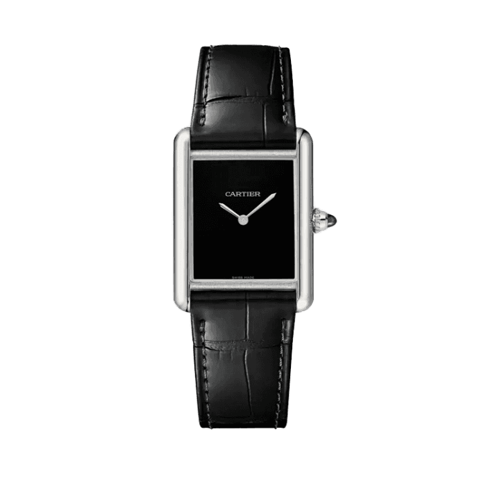Cartier Tank Must Black Leather 25.5mm