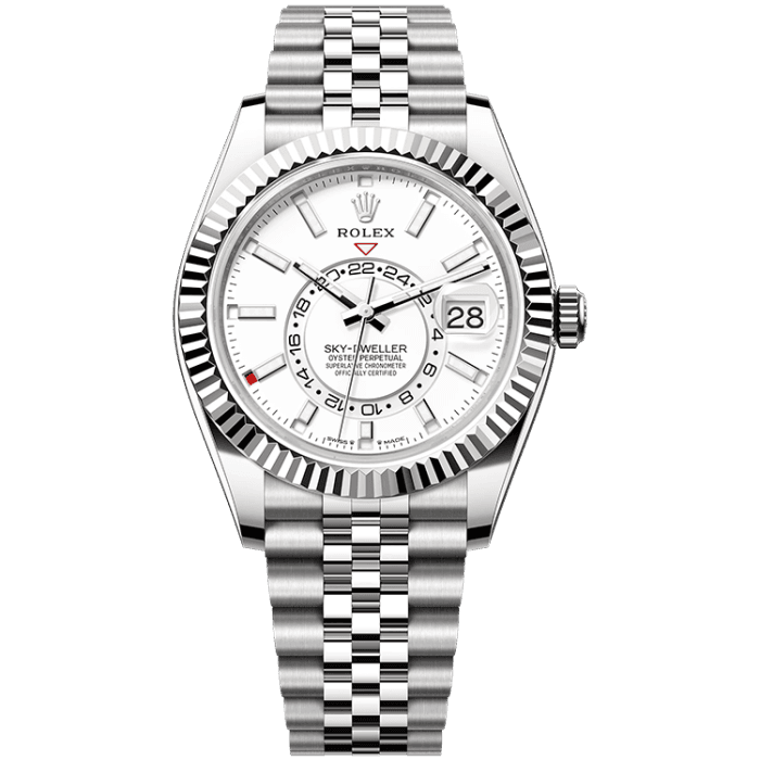 Rolex Sky-Dweller White Steel 42mm