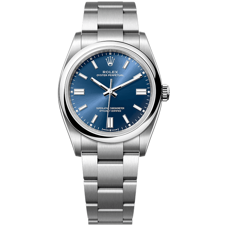 Rolex Oyster Perpetual Blue Steel 36mm