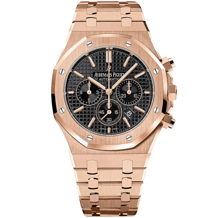Audemars Piguet Royal Oak Chronograph Black Rose Gold 41mm