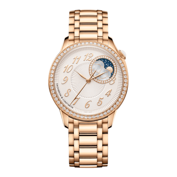 Vacheron Constantin Égérie Moon Phase Cream Pink Gold 37mm