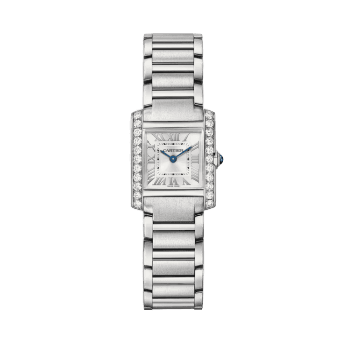 Cartier Tank Française Silver Steel 21.2mm