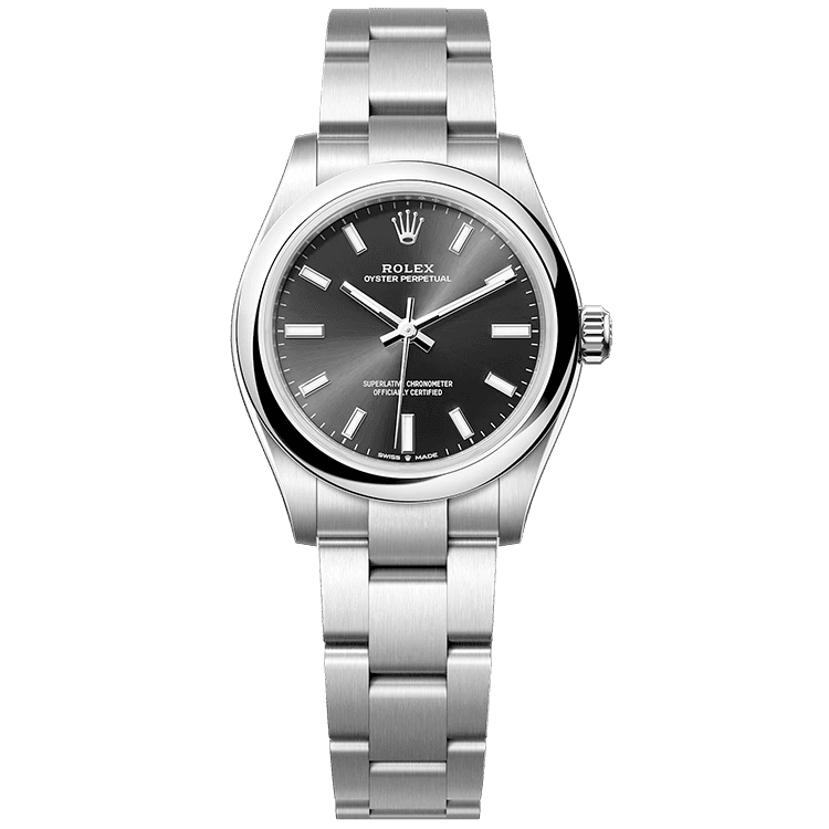 Rolex Oyster Perpetual Black Steel 31mm