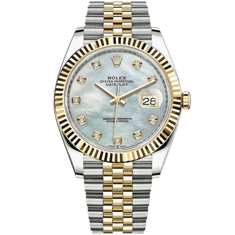 Rolex Datejust Mother of Pearl Two-Tone 41mm