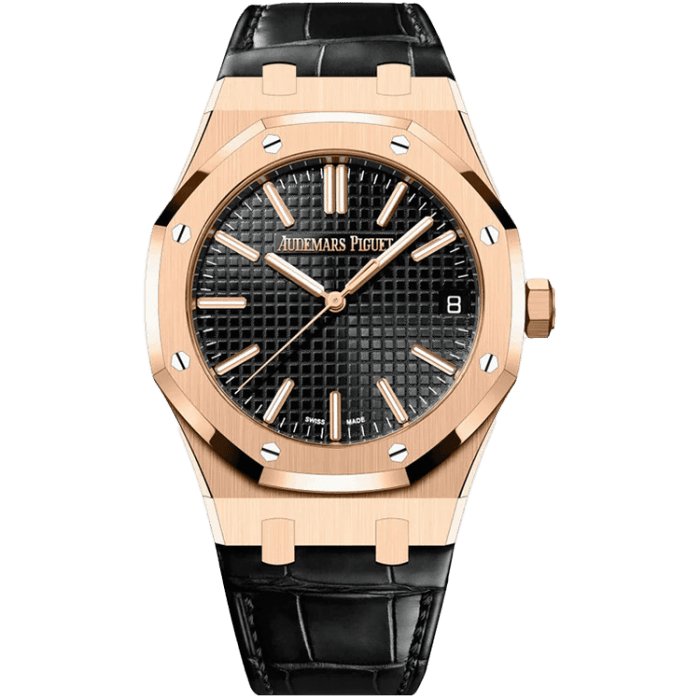 Audemars Piguet Royal Oak Black Leather 41mm