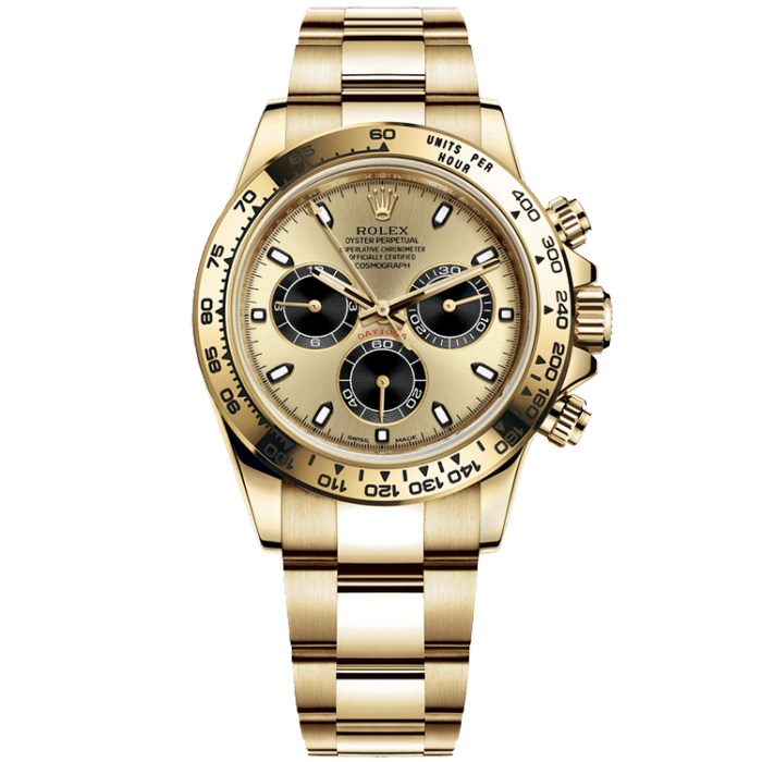 Rolex Daytona Champagne Yellow Gold 40mm
