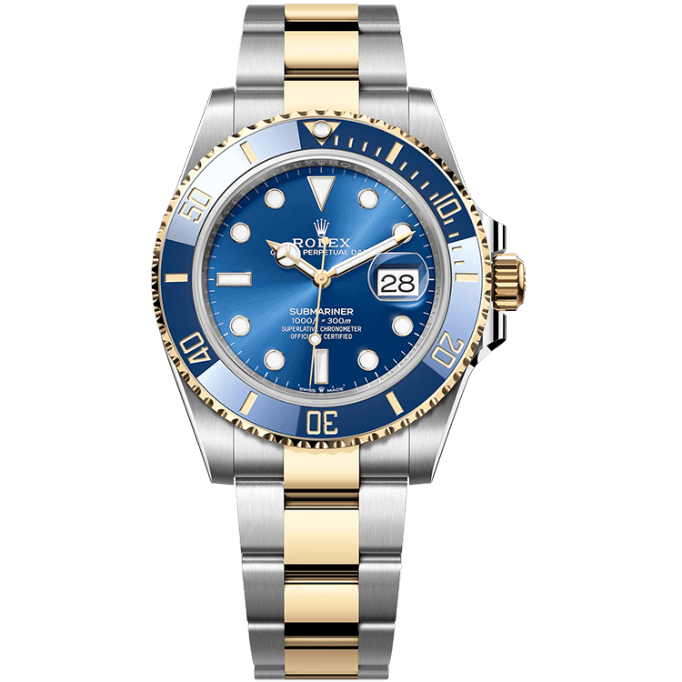 "Bluesy" Rolex Submariner Blue Two-Tone 41mm