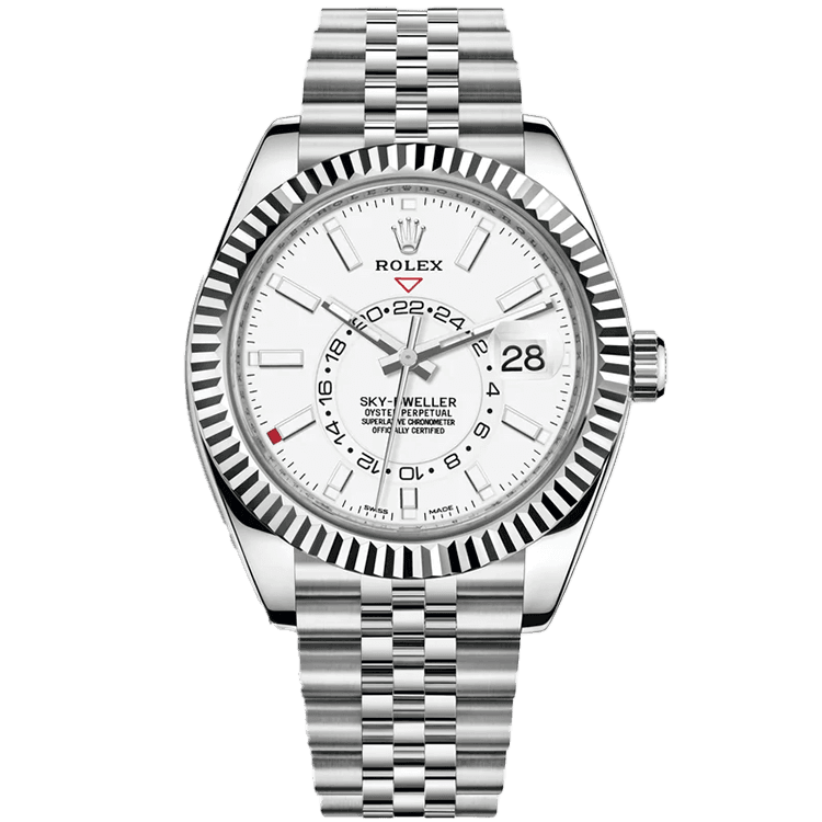 Rolex Sky-Dweller White Steel 42mm