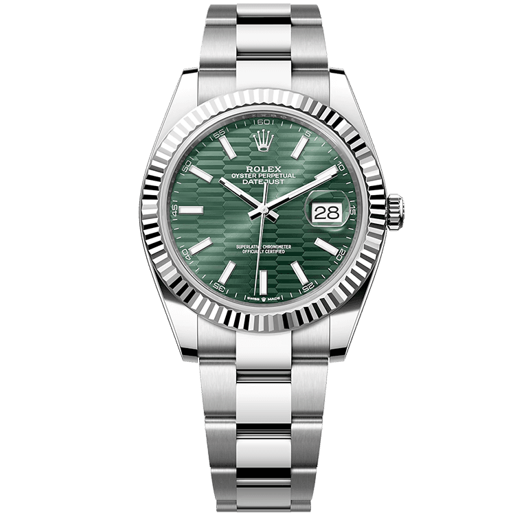 Rolex Datejust Green Steel 41mm