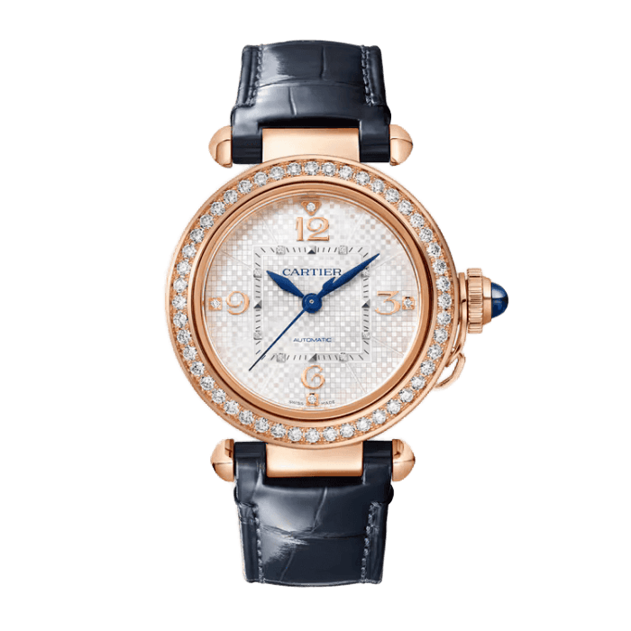 Cartier Pasha White Leather 35mm