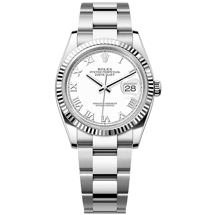 Rolex Datejust White Steel 36mm