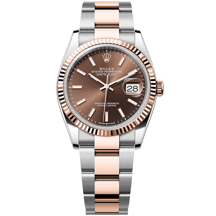 Rolex Datejust Chocolate Two-Tone 36mm