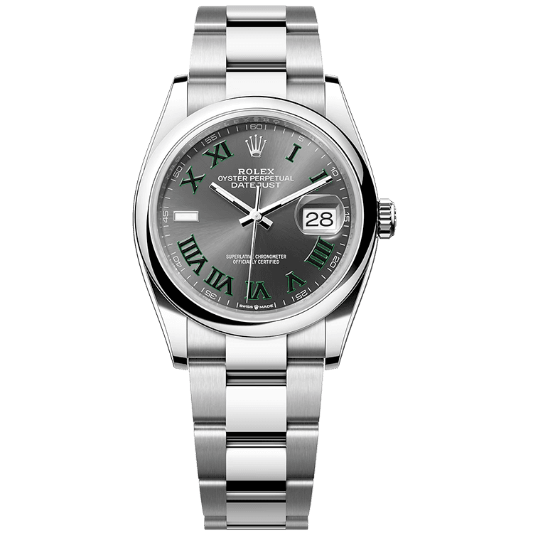 Rolex Datejust Grey Steel 36mm