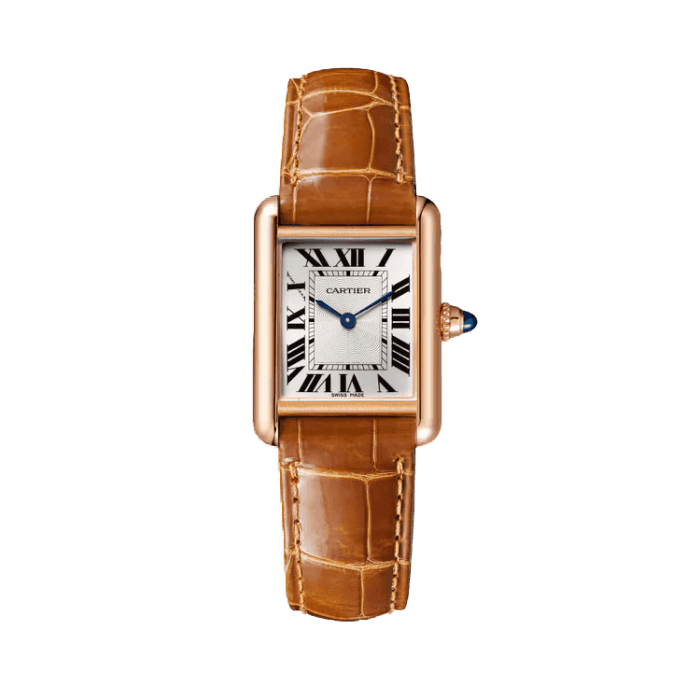 Cartier Tank Louis Silver Leather 22mm