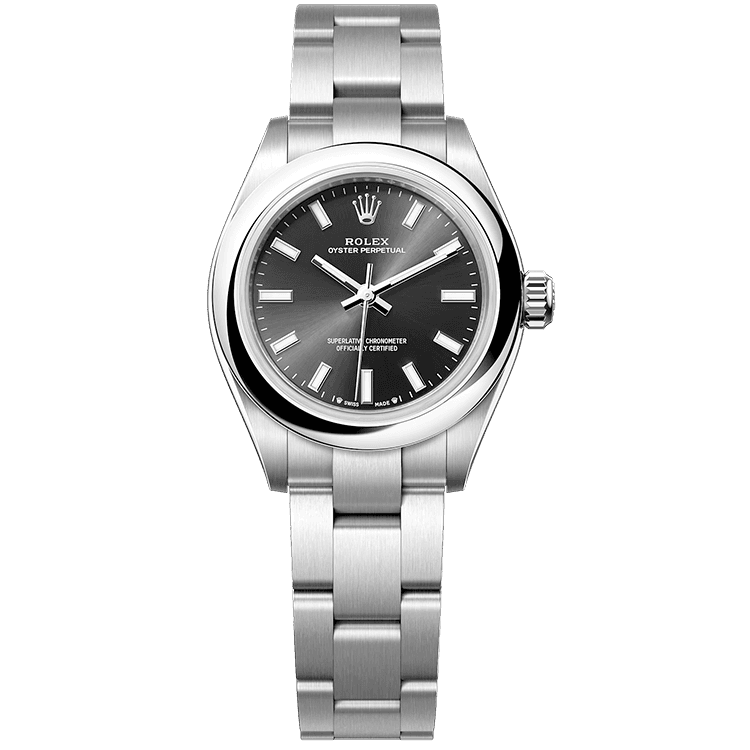 Rolex Oyster Perpetual Black Steel 28mm