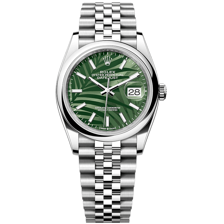 Rolex Datejust Green Steel 36mm