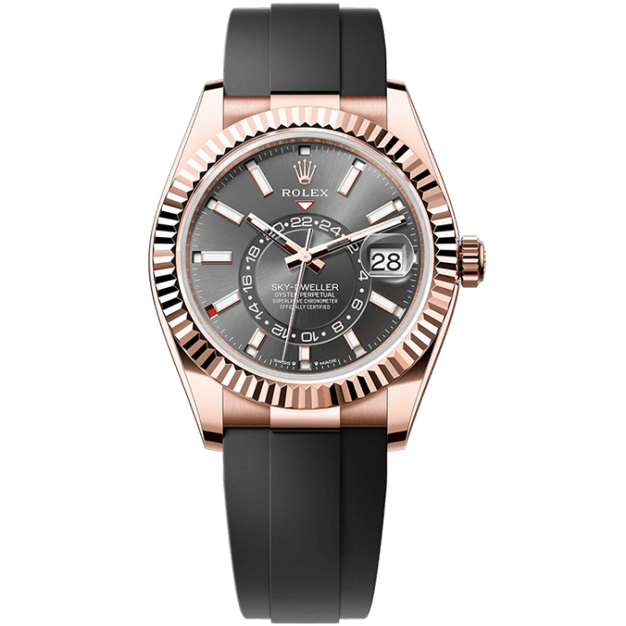 Rolex Sky-Dweller Grey Rubber 42mm