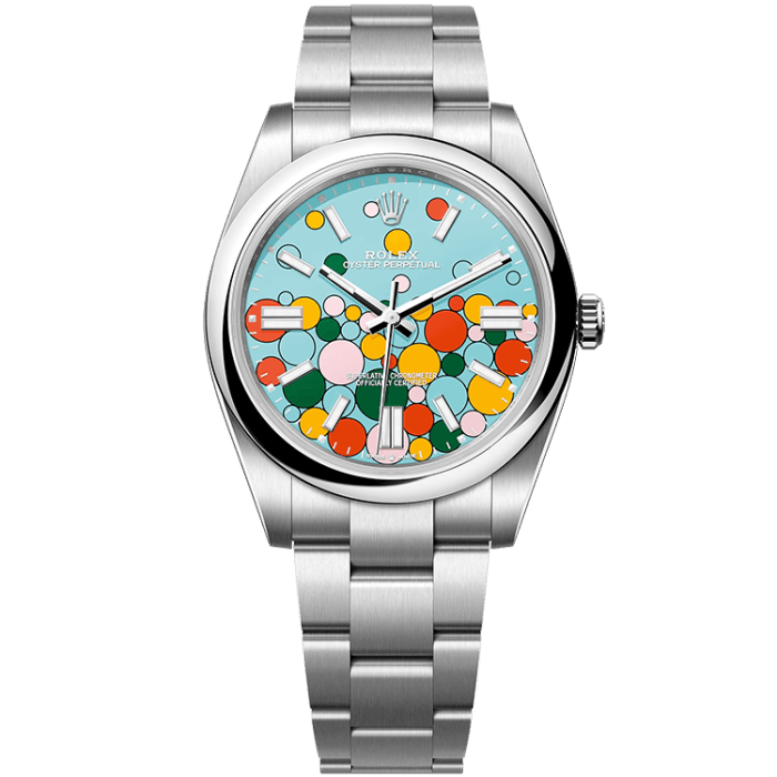 Rolex Oyster Perpetual Blue Steel 41mm