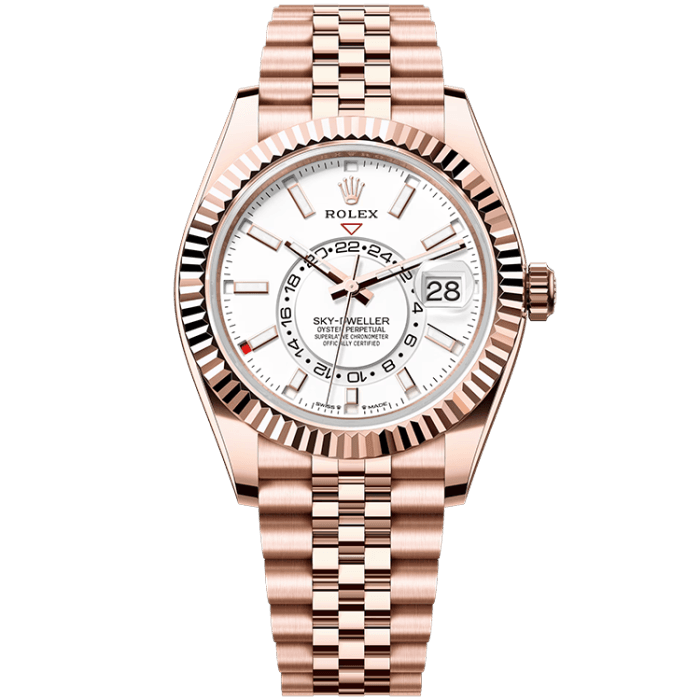Rolex Sky-Dweller White Rose Gold 42mm