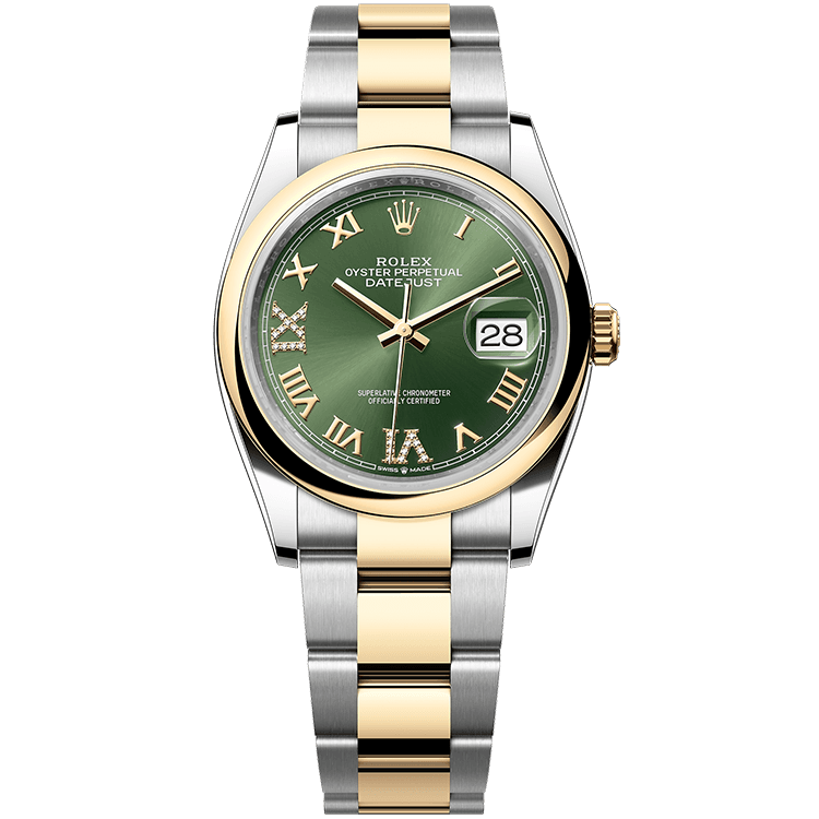 Rolex Datejust Green Two-Tone 36mm
