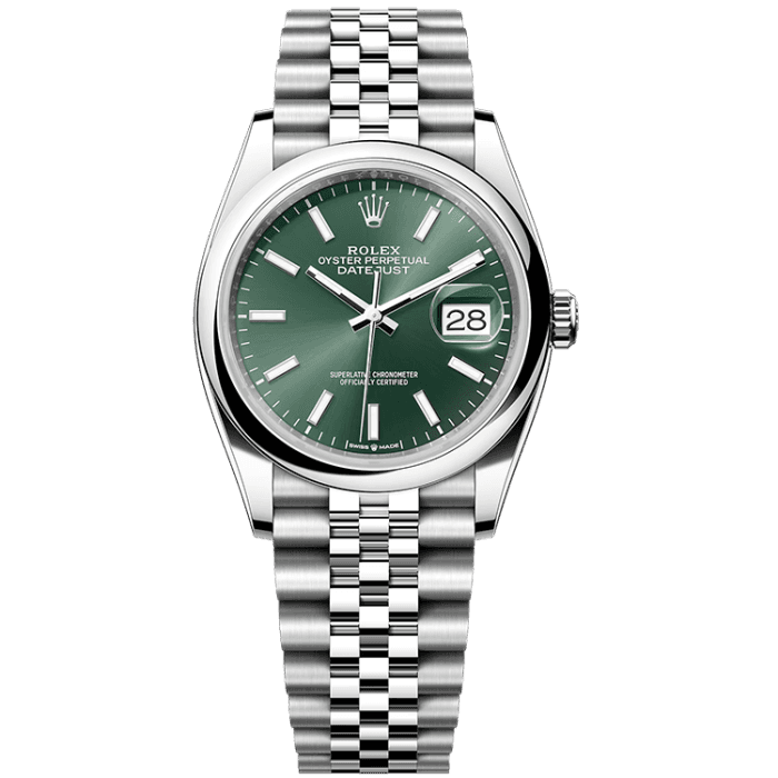 Rolex Datejust Green Steel 36mm