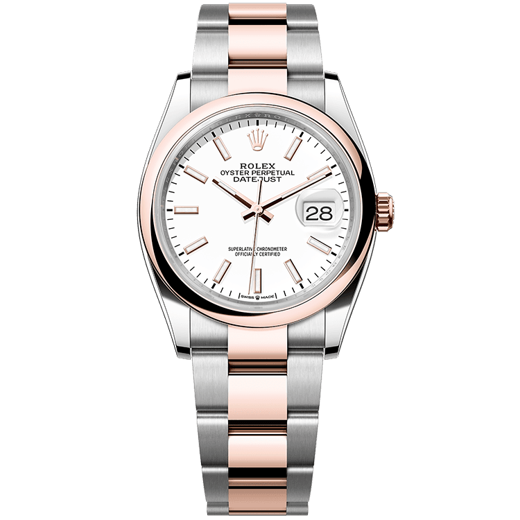 Rolex Datejust White Two-Tone 36mm