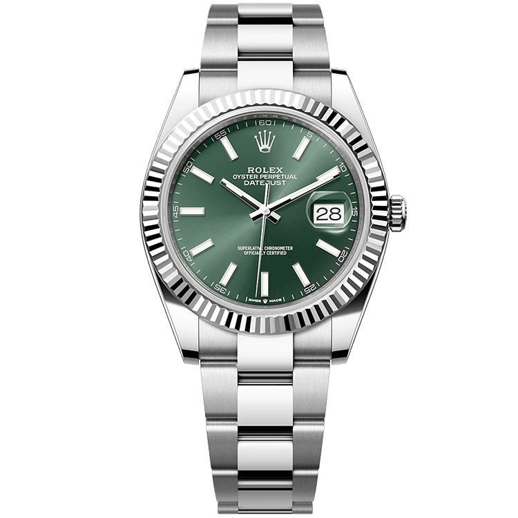 Rolex Datejust Green Steel 41mm