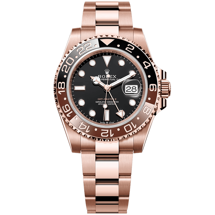 "Root Beer" Rolex GMT-Master II Black Rose Gold 40mm