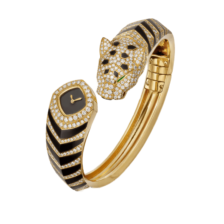 Cartier La Panthère Black Yellow Gold 18mm