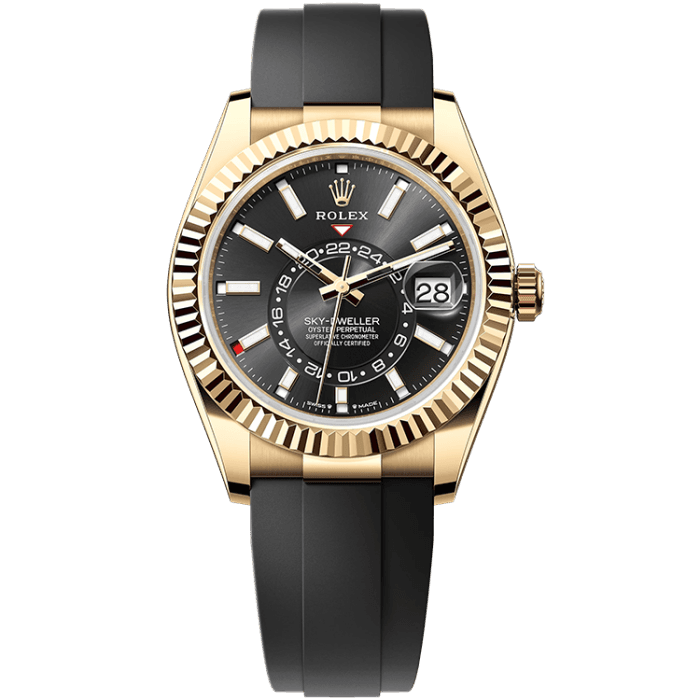 Rolex Sky-Dweller Black Rubber 42mm