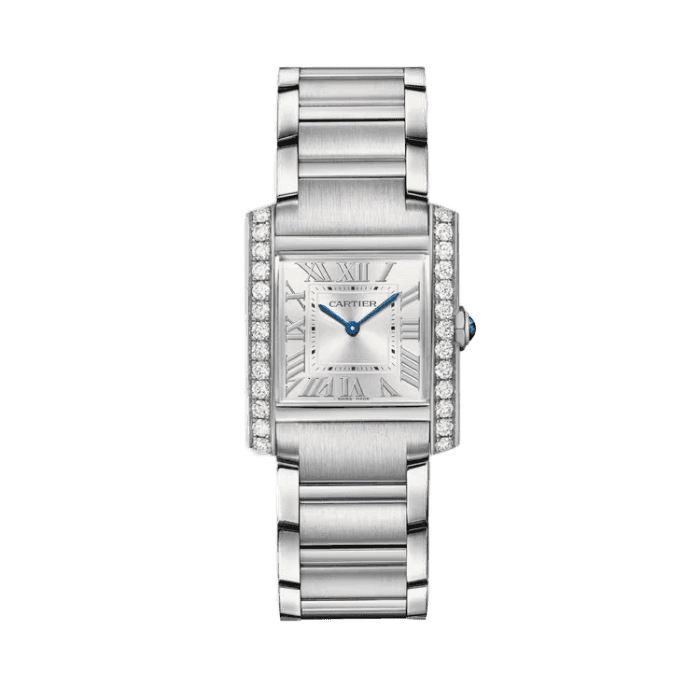 Cartier Tank Française Silver Steel 27mm