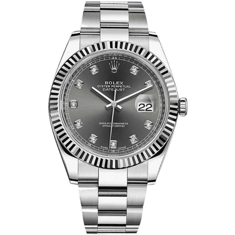 Rolex Datejust Grey Steel 41mm